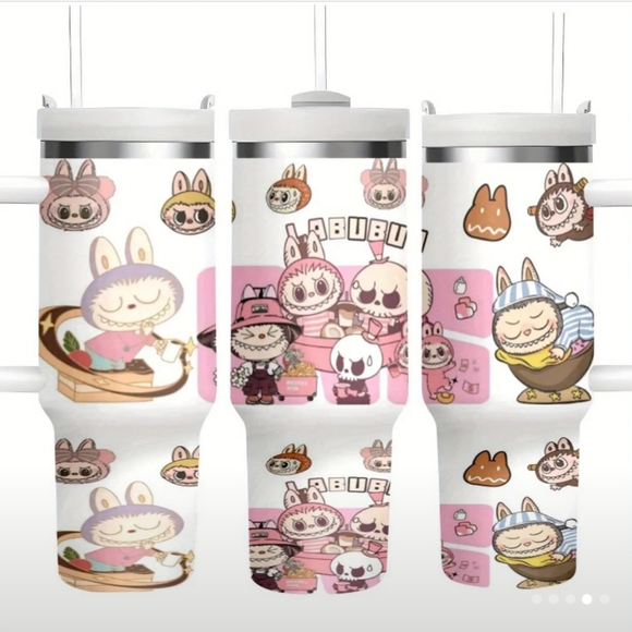 Other - LABUBU Insulated Mug with Straw